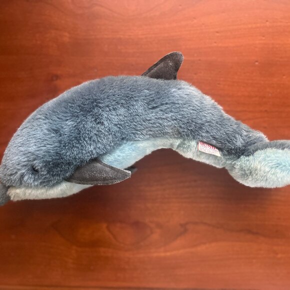 Vintage 1986 Rare Gund Blue Dolphin - Picture 6 of 12